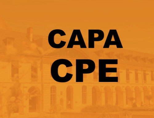 Report CAPA Mouvement des CPE au 13 juin