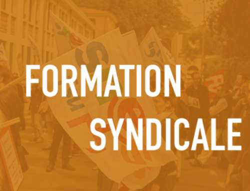 Formation syndicale :  s’inscrire, participer, échanger, débattre 