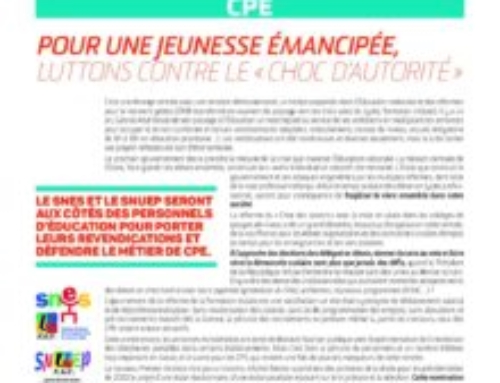 CPE – Supplément de l’US n°849