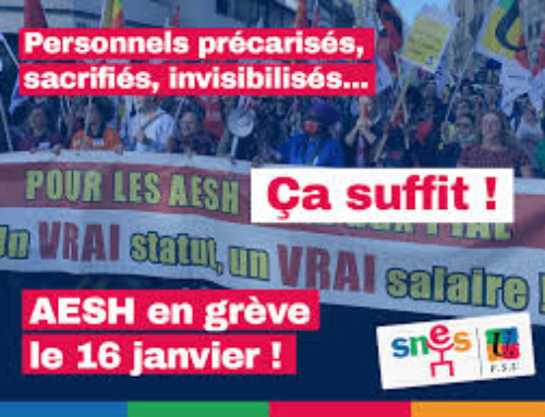 AESH, en grève le 16 janvier