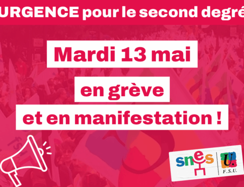Le 13 mai, toutes et tous en grève !