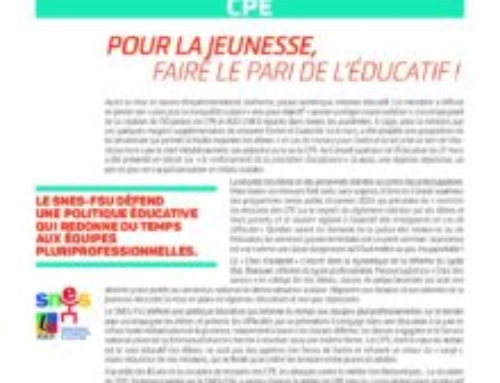 CPE – Supplément de l’US n°857