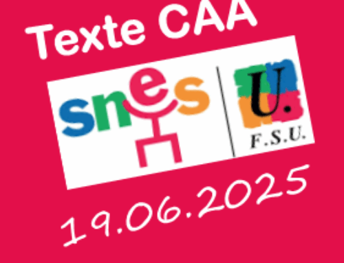 Texte proposé par le secrétariat à la CAA du jeudi 19 juin 2025