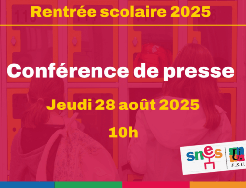 Rentrée 2025 – conférence de presse
