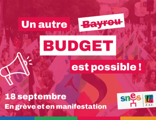 En grève ce 18 septembre contre un budget anti-social