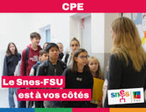 CPE : Rentrée 2025 : une actualité particulièrement préoccupante