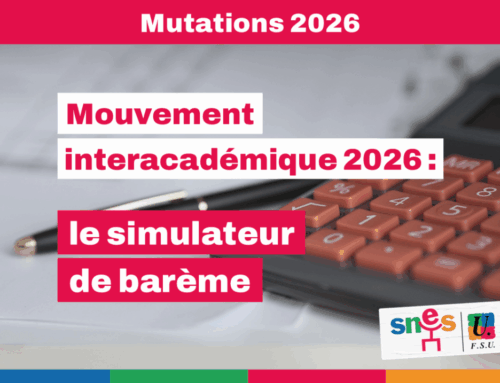 Mutations : le mouvement 2026 approche !