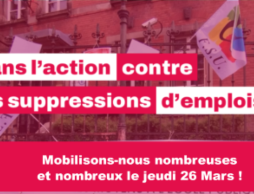 Le SNES-FSU, avec d’autres organisations syndicales,  appelle à la mobilisation, y compris par la grève, le jeudi 26 mars 2026