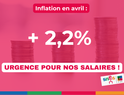 Urgence salariale dans l’éducation nationale !