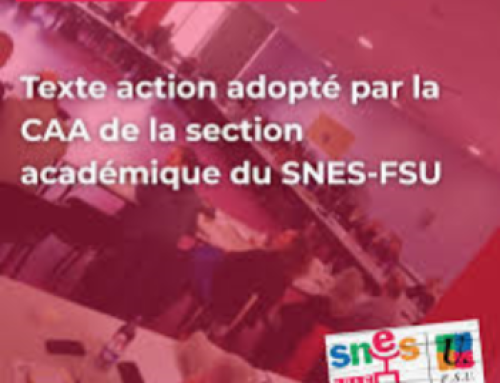 Texte proposé par le secrétariat à la CAA de Poitiers le Jeudi 4 juin 2026