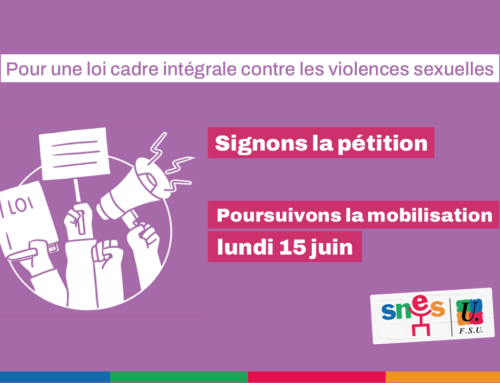 Pour une loi intégrale contre les violences sexistes et sexuelles, signez la pétition !