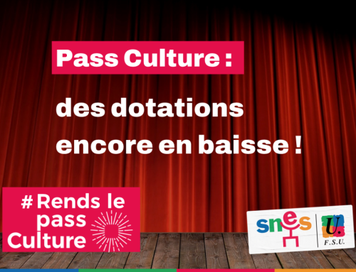 Pass culture, encore sacrifié !