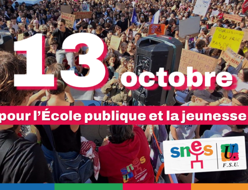 En grève le 13 octobre !