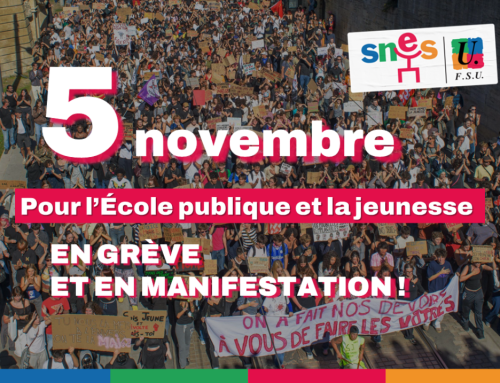 En grève le 5 novembre !